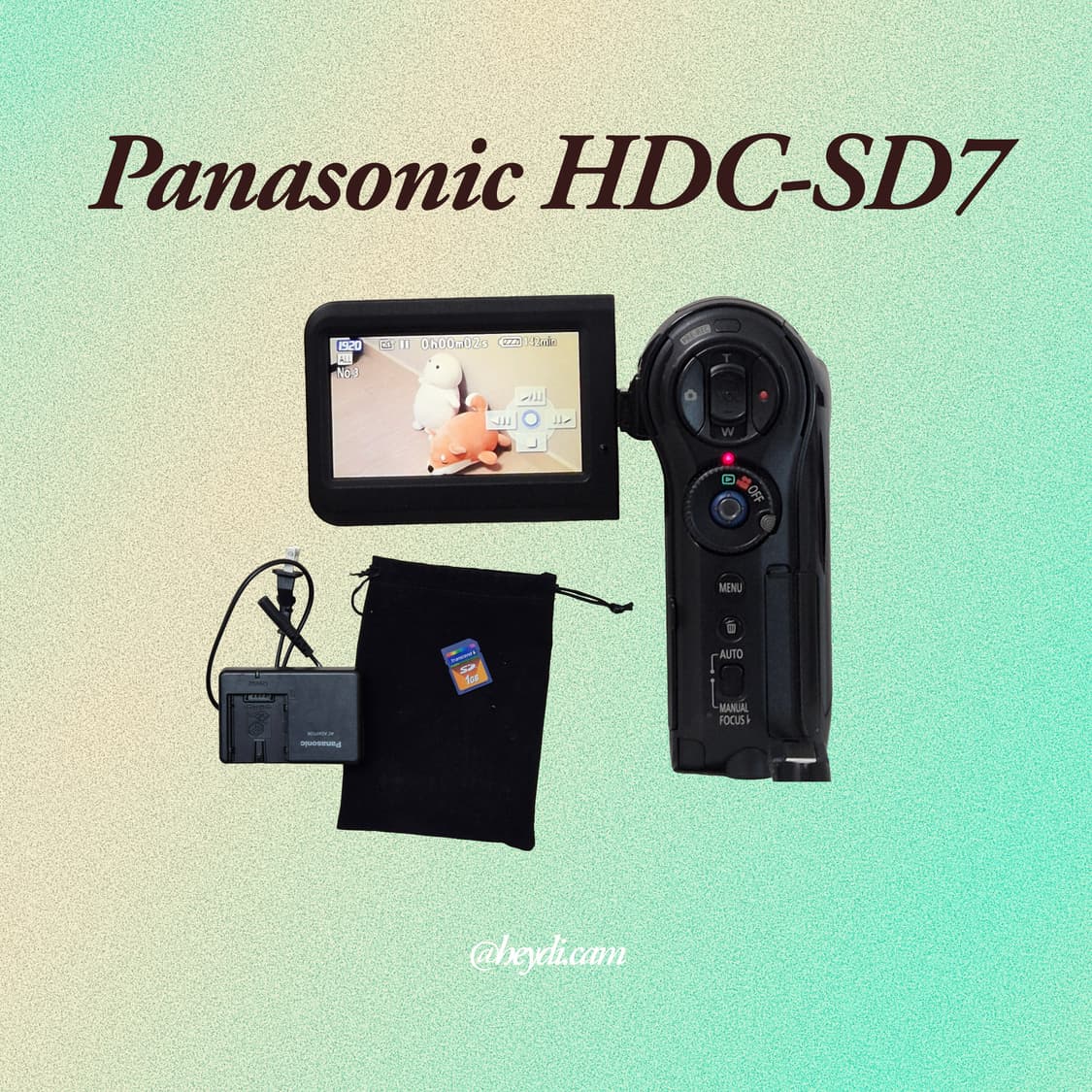 Panasonic 파나소닉 HDC-SD7 블랙 상품이미지2