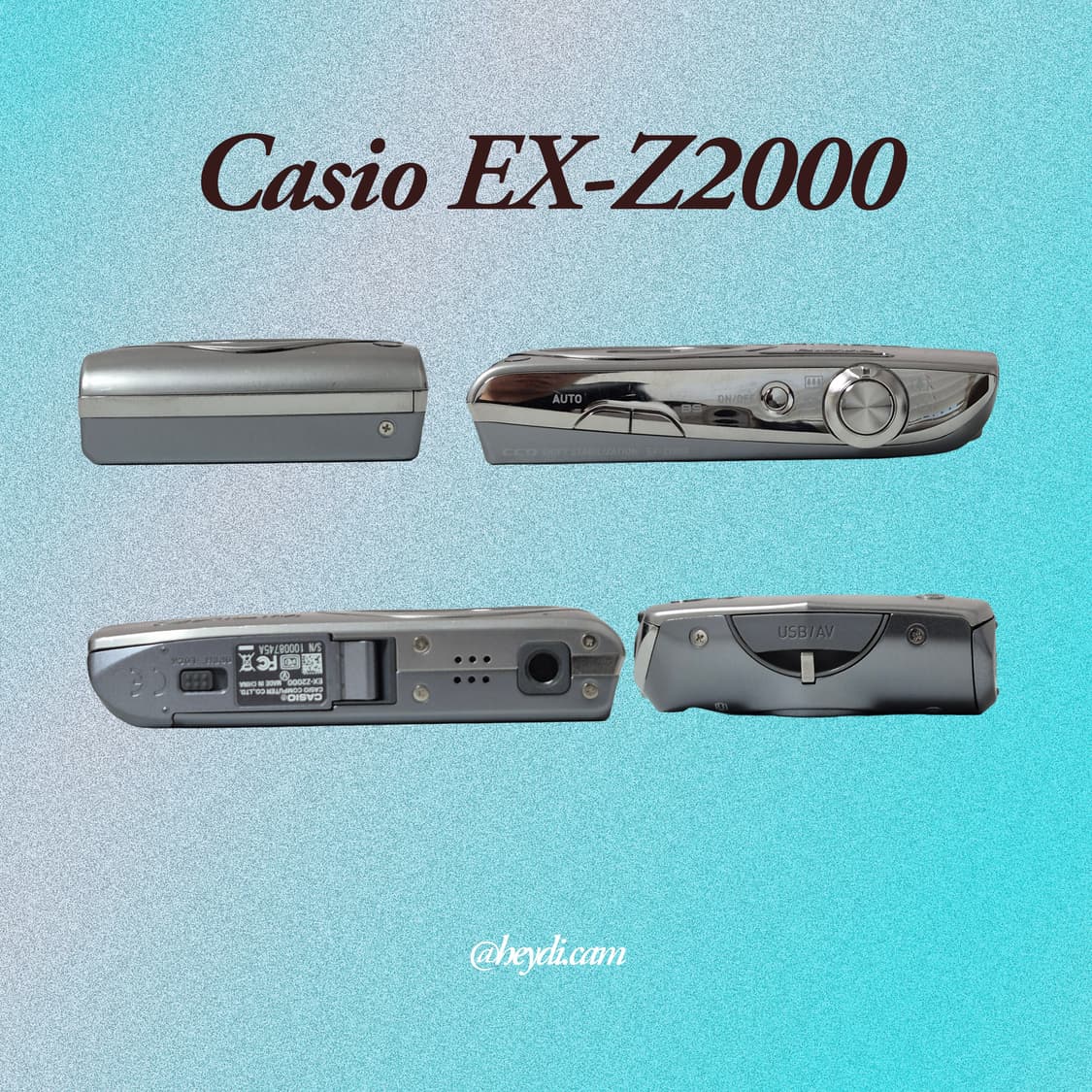 (로제, 모카, 아일릿) 카시오 엑슬림 z2000 실버 상품이미지3