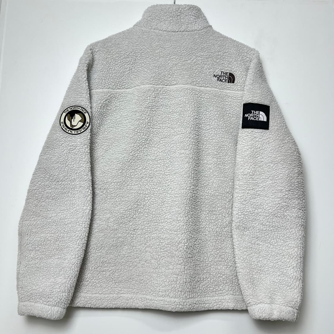 TNF 노스페이스 화이트 후리스 자켓 상품이미지5