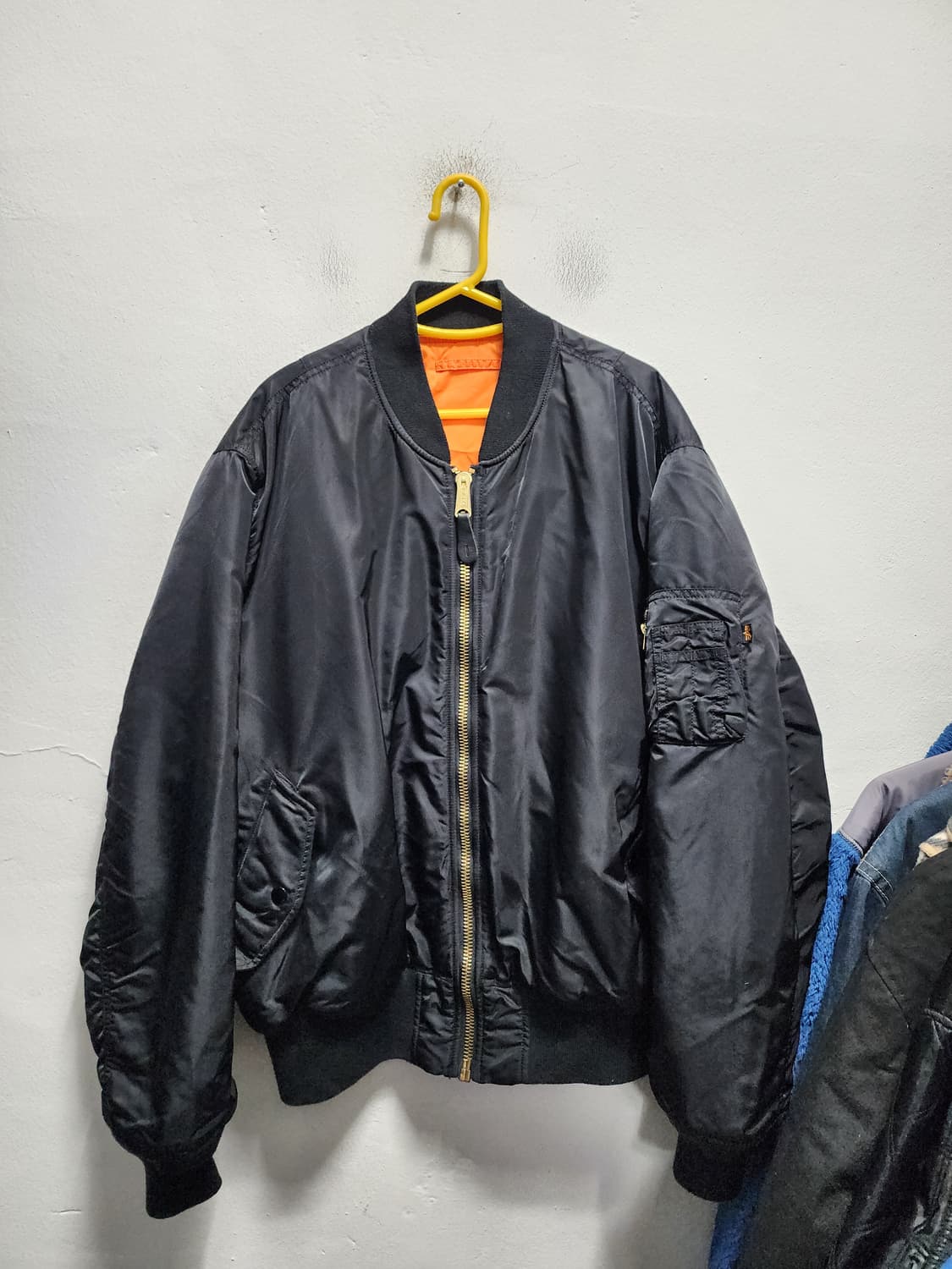 알파인더스트리 블랙 ma1 항공점퍼 XL 상품이미지1