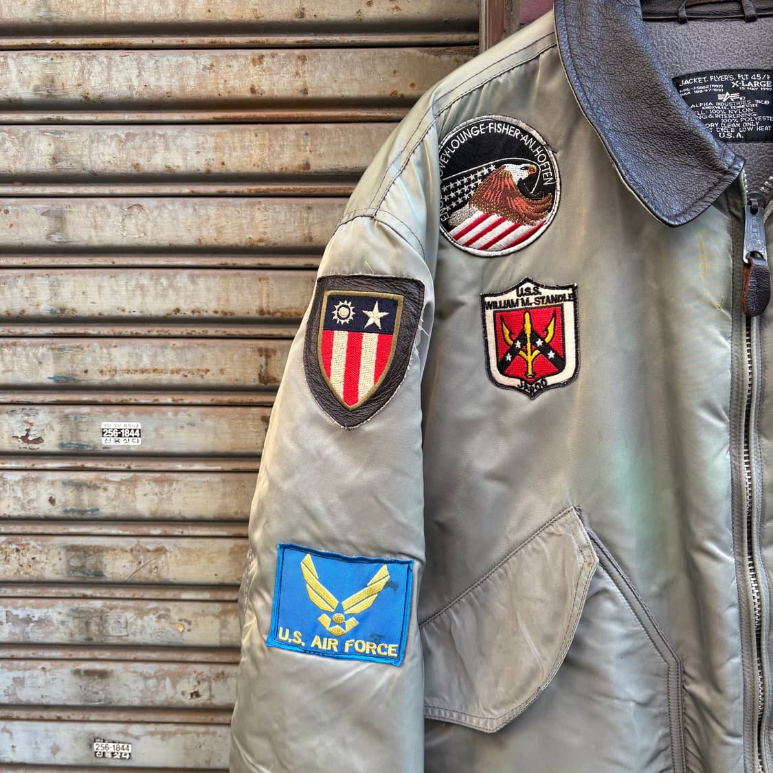 90s 알파인더스트리 FLT 45/F 플라이어 자켓 상품이미지4