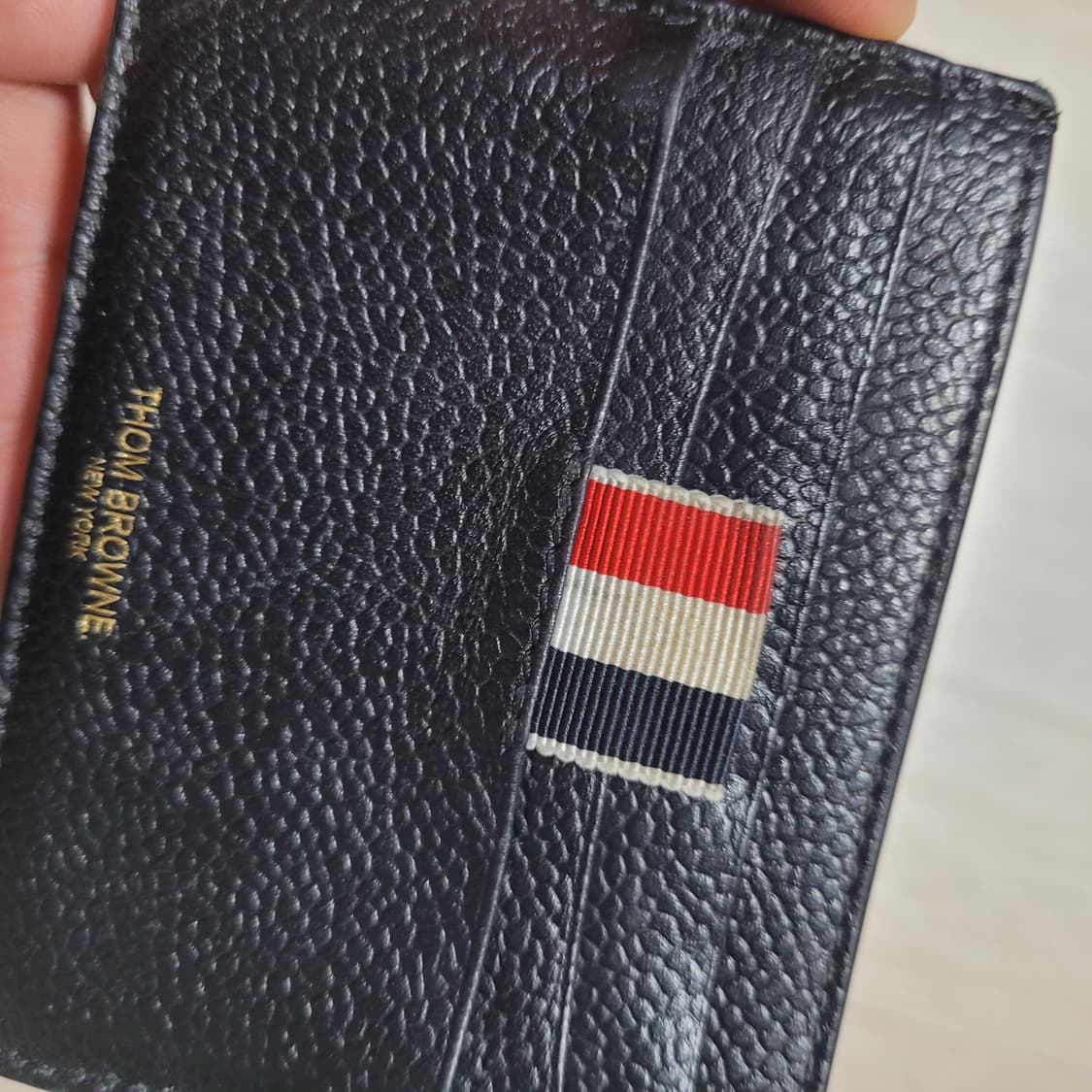 정품 톰브라운 블랙 카드지갑 상품이미지7