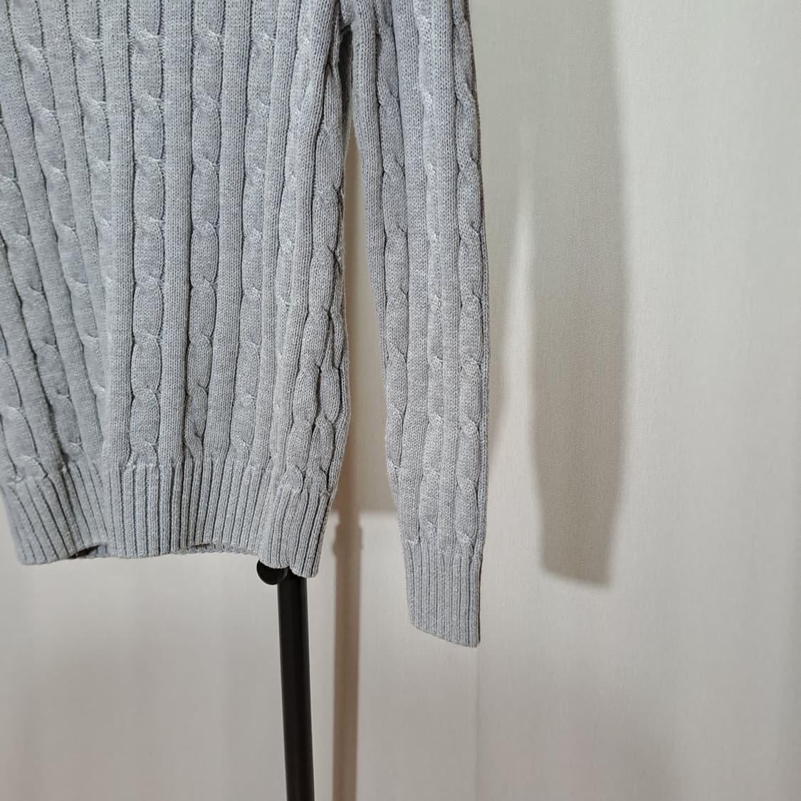 (택포) 폴로 케이블 화이트포니 니트 S B203 상품이미지3