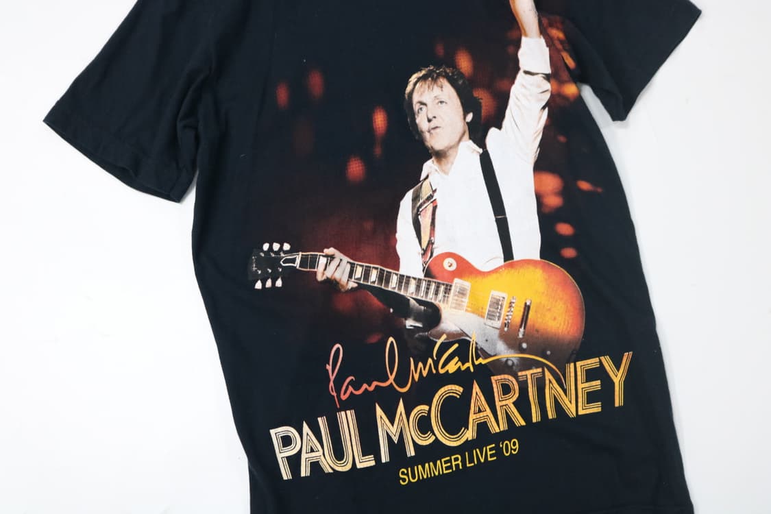 폴 매카트니 2009 뉴욕 라이브 투어 반팔 티셔츠 (XS) 상품이미지3