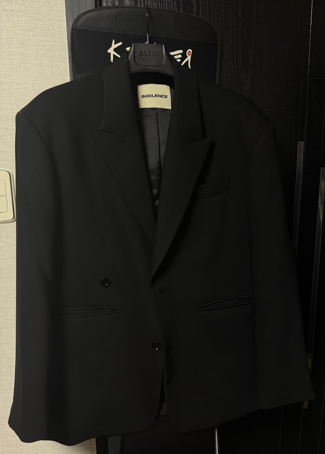 인사일런스 울 오버사이즈 드랍 블레이저 상품이미지3