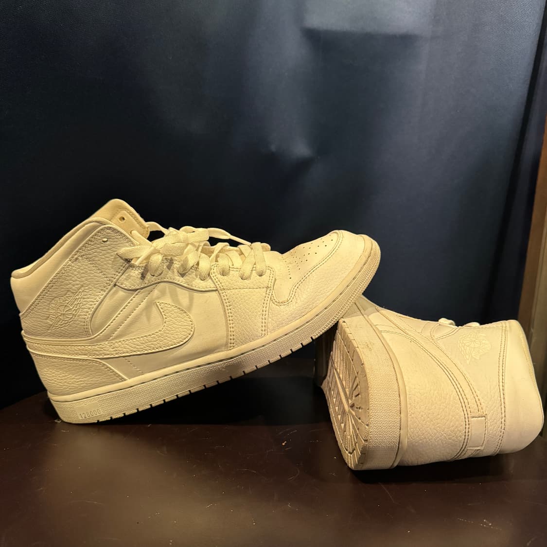 NIKE 조던 미드 트리플 화이트 상품이미지5