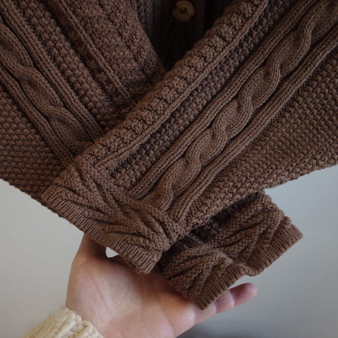 80’s L.L.Bean Cable Cotton Carigan 상품이미지4