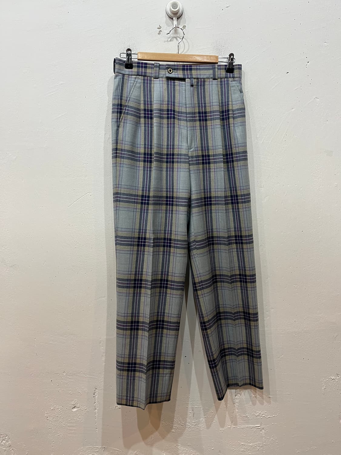 겐조 골프 투턱 퓨어울 팬츠 바지 Made in JAPAN 상품이미지3