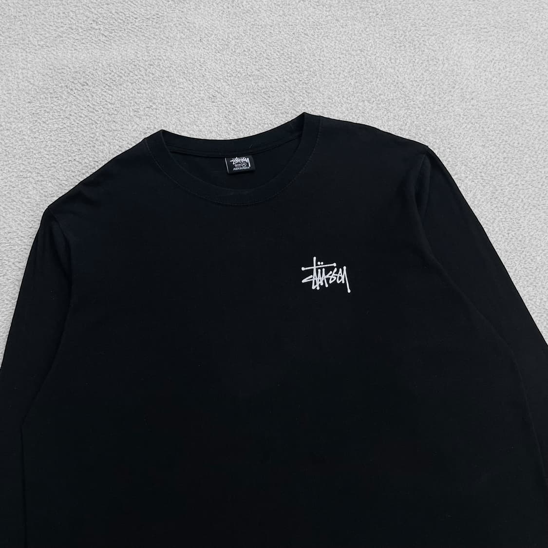 스투시 Stussy 베이직 로고 롱슬리브 블랙 상품이미지3