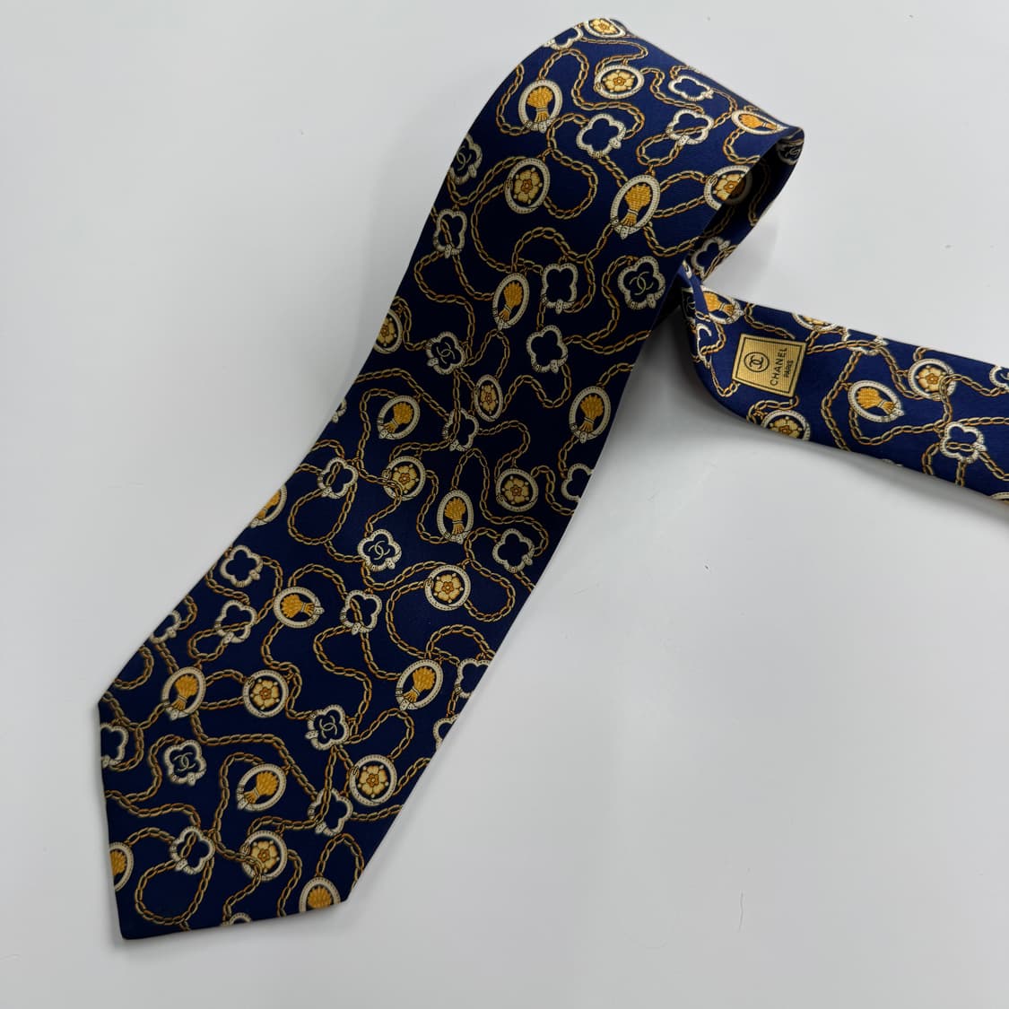 샤넬(CHANEL)모노그램 명품 정품 넥타이 상품이미지5