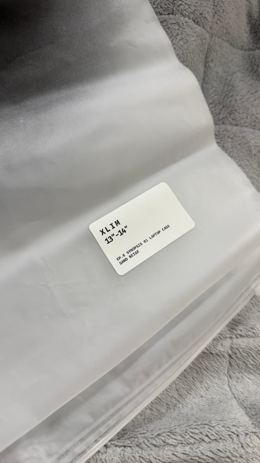 XLIM LAPTOP CASE 노트북 파우치 샌드 베이지 13인치 상품이미지3
