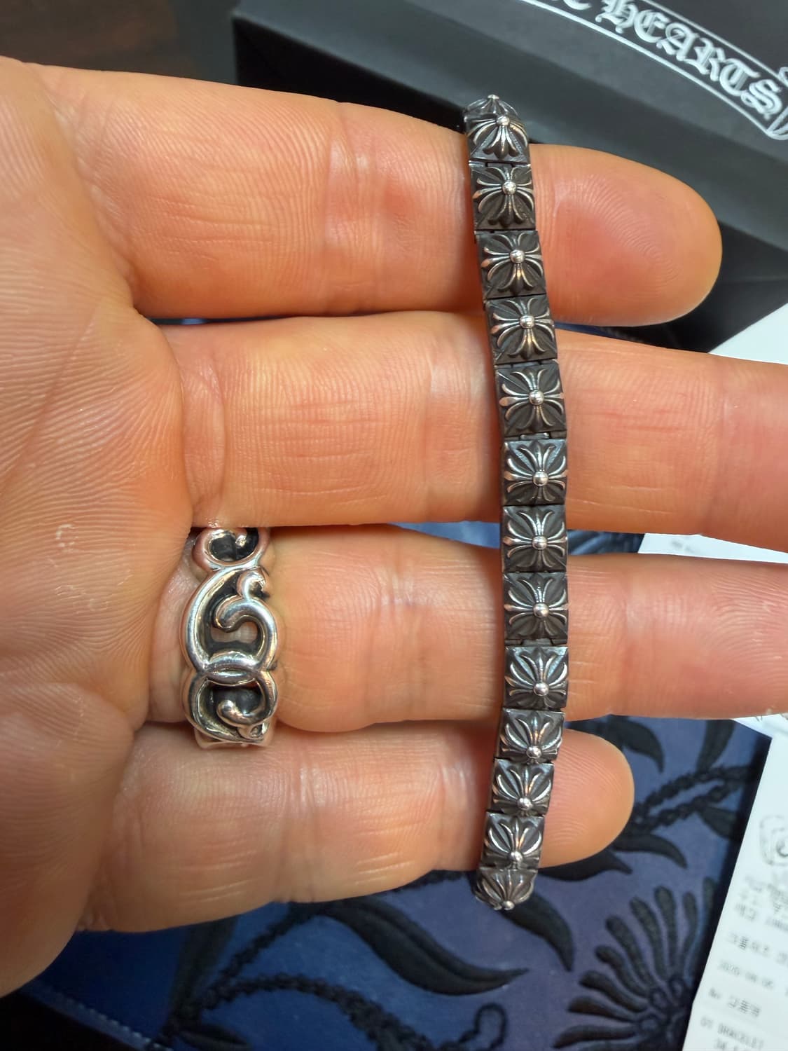 크롬하츠 피라미드팔찌 국내백화점 구매 출구상품 새상품급 팝니다.!! 상품이미지7