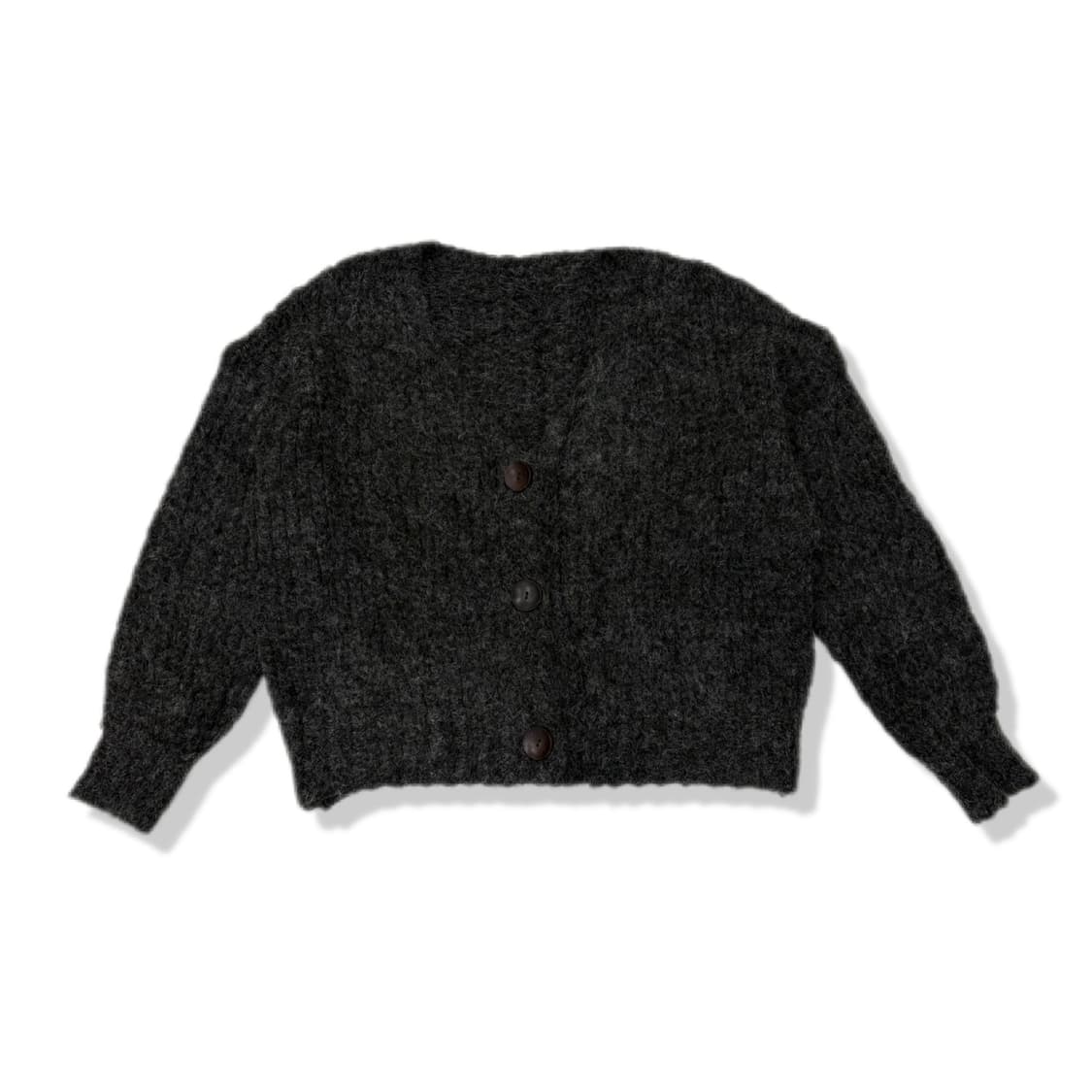빈티지단추브이넥부클가디건 상품이미지1