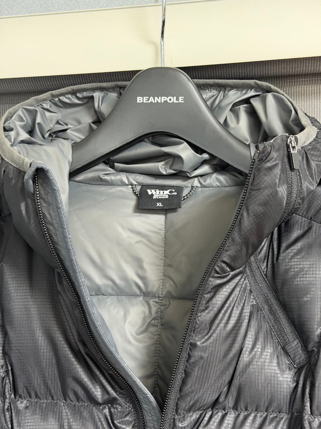 더블유엠씨 스퀘어 퀼팅 경량패딩 상품이미지3