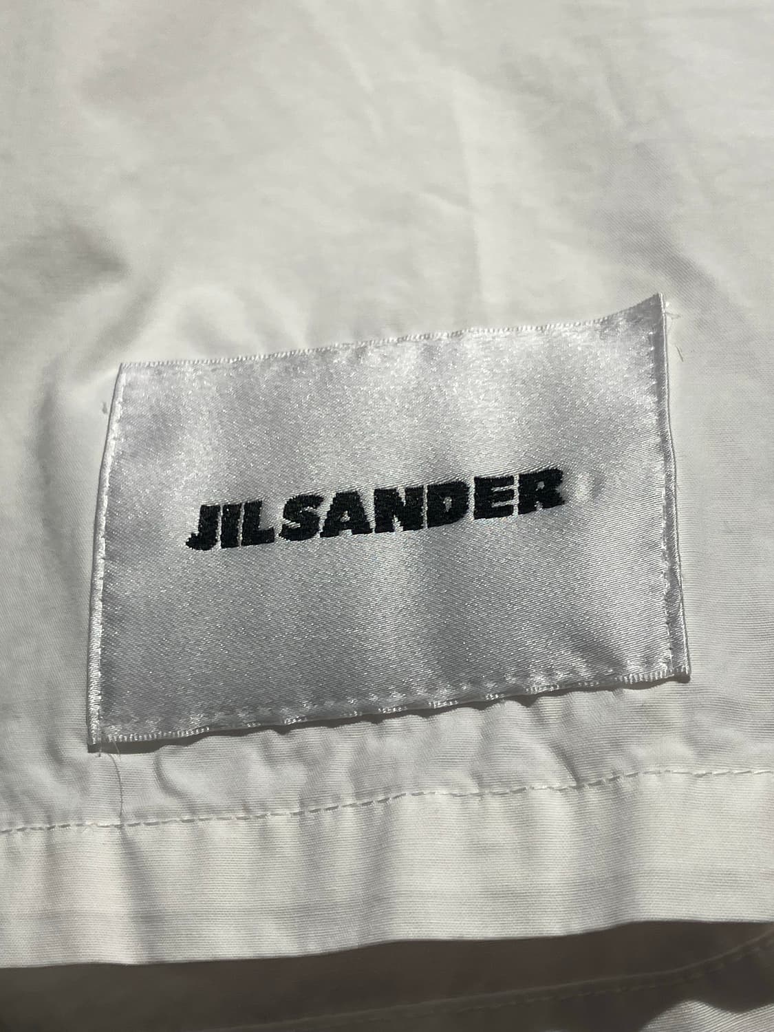 Jil Sander 크롭 코튼 버튼 반팔 셔츠 S 상품이미지8