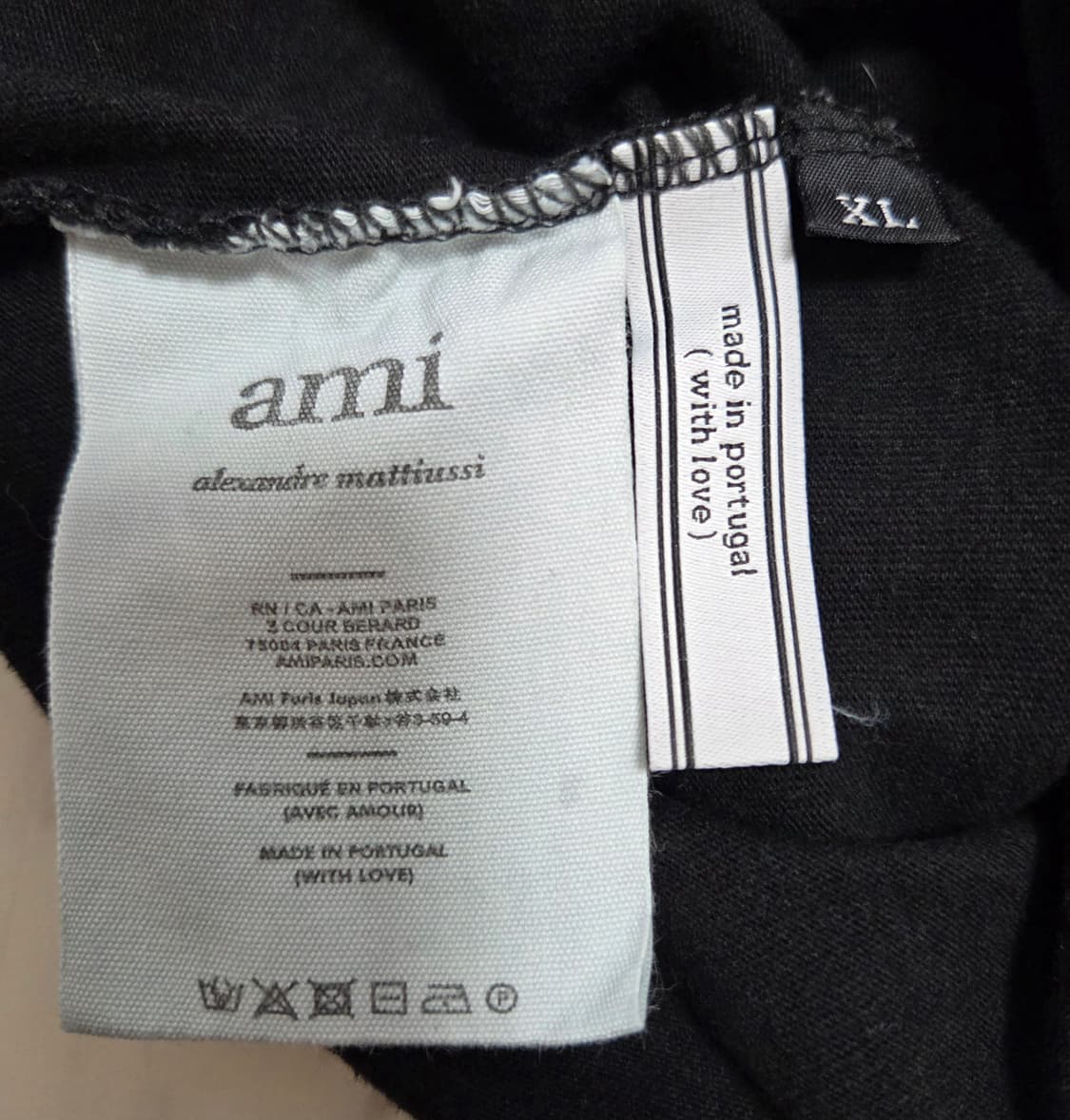 아미 레인보우 로고 반팔 티셔츠 상품이미지5