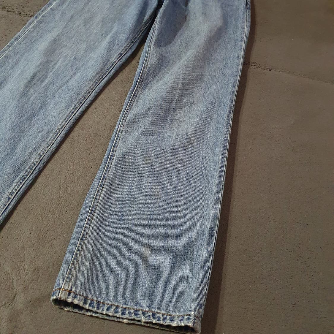 유스 스트레이트 데님 M 미디엄블루 상품이미지3