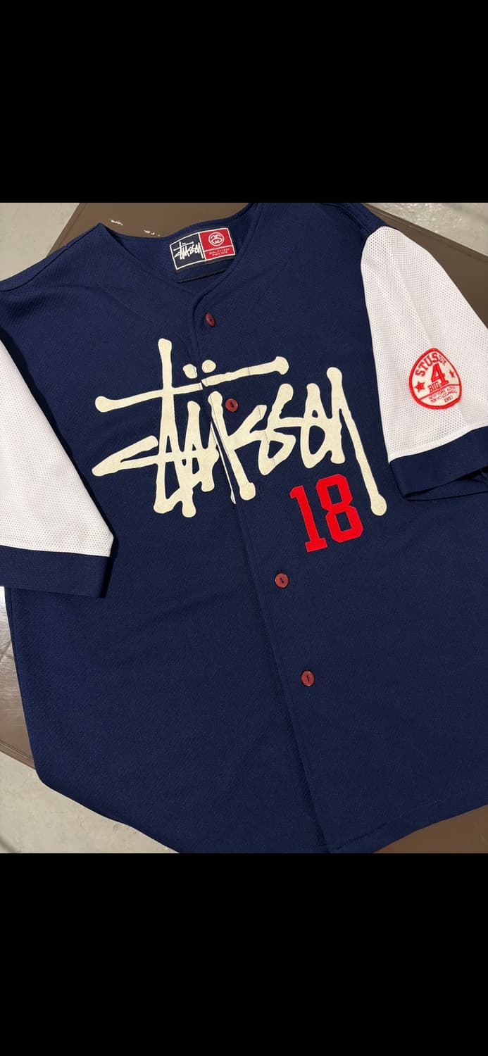 스투시 90‘s 베이스볼 져지 상품이미지9