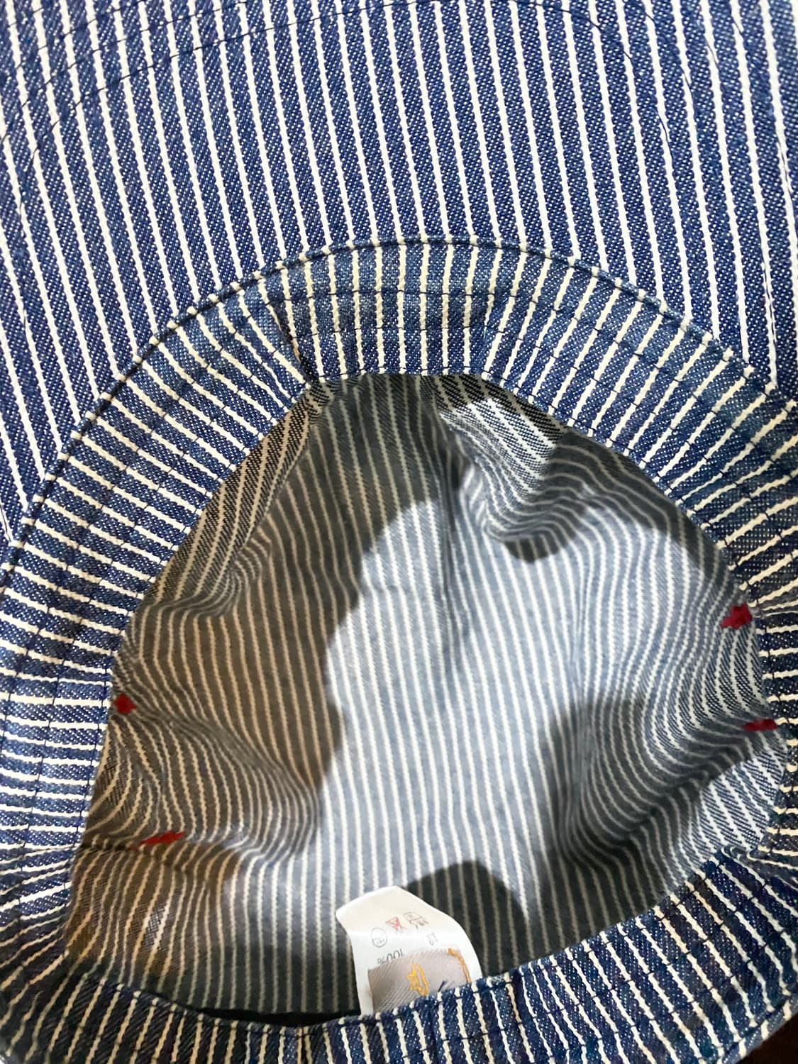 JPN hickory stripe denim cap 상품이미지6