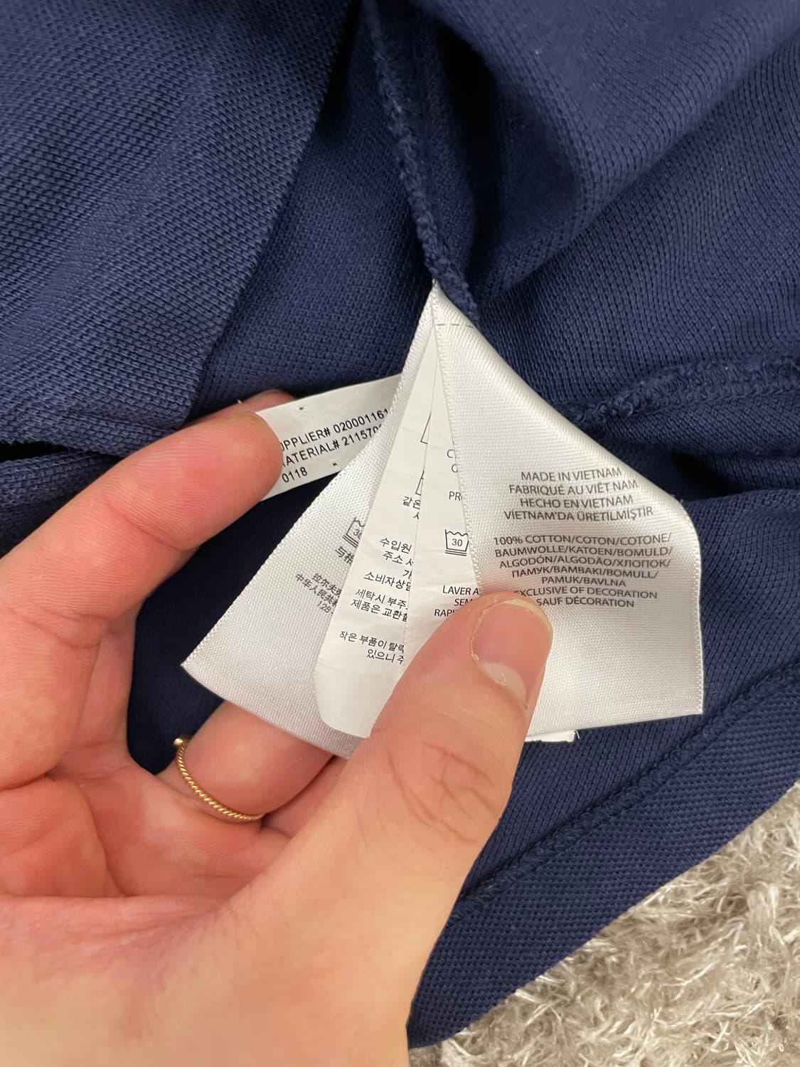 정품 폴로 코튼 원피스 m 상품이미지4