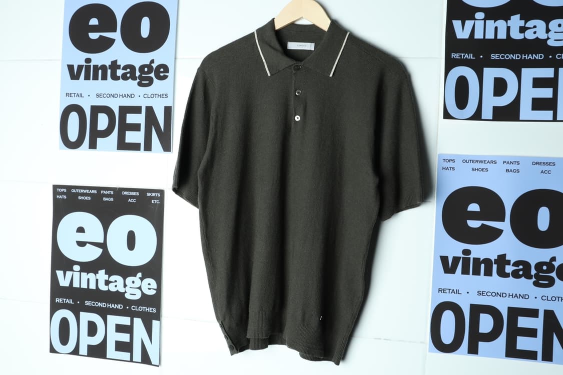 (XL-2XL) 코모도 반팔 티셔츠 링거 니트 카키 놈코어-H31872 상품이미지2