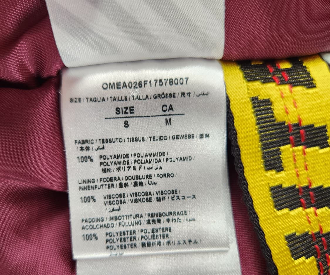 [정품]오프화이트 봄버 퀼팅 자켓 상품이미지5