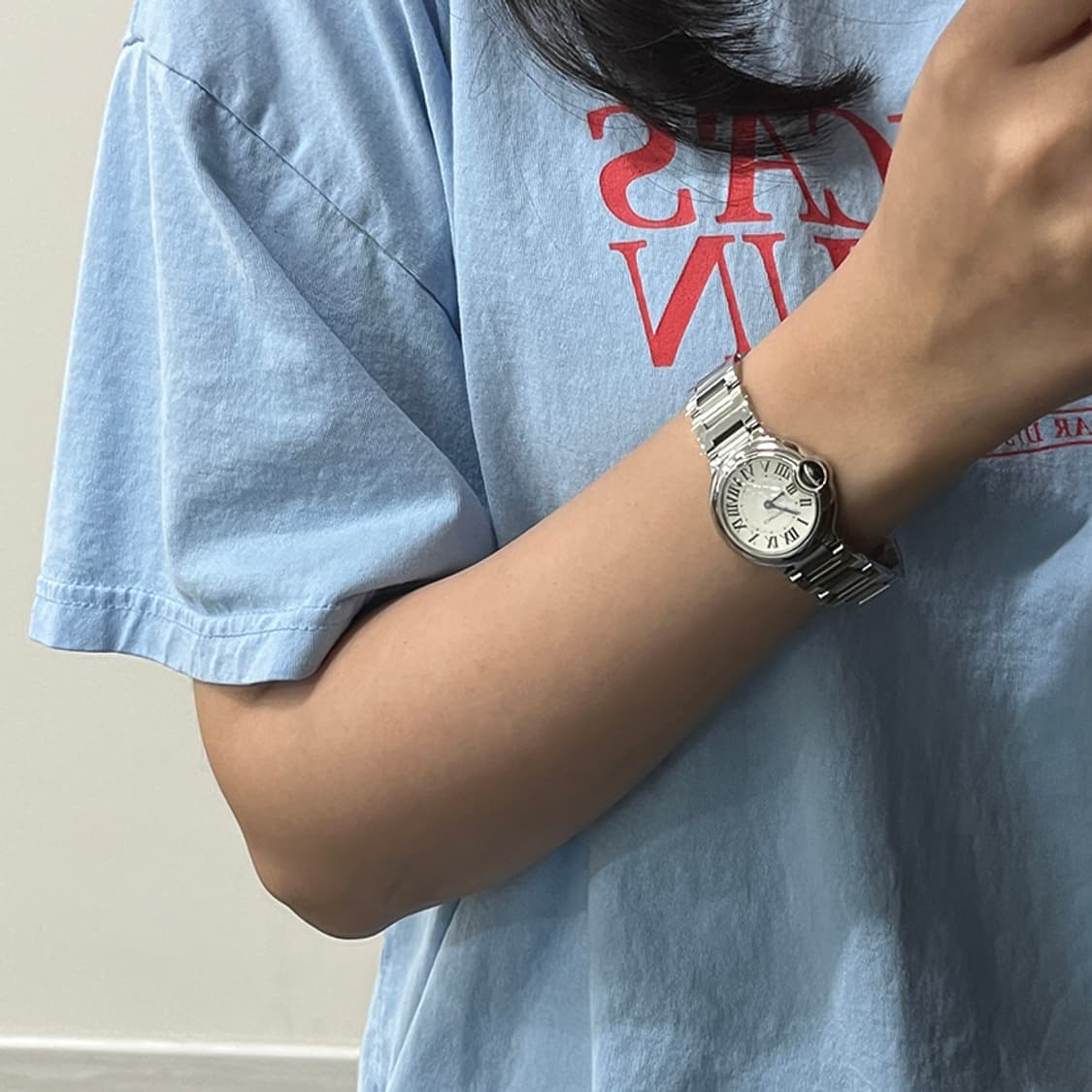 중고 까르띠에 발롱블루 28mm 여성손목시계 상품이미지1