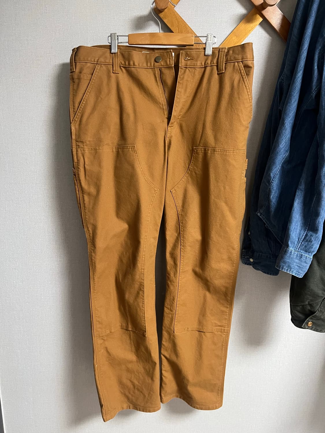 칼하트 더블니 브라운 36 32 판매 상품이미지1