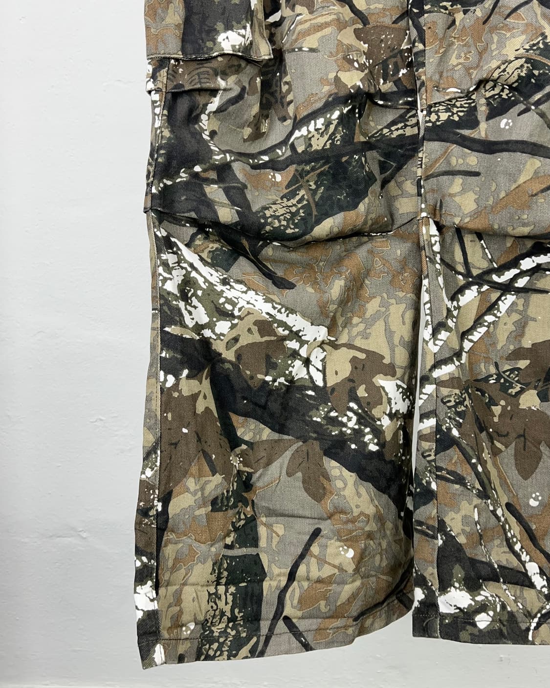 재패니즈 빈티지 리얼 트리 커브드 스트링 카고 팬츠 상품이미지4