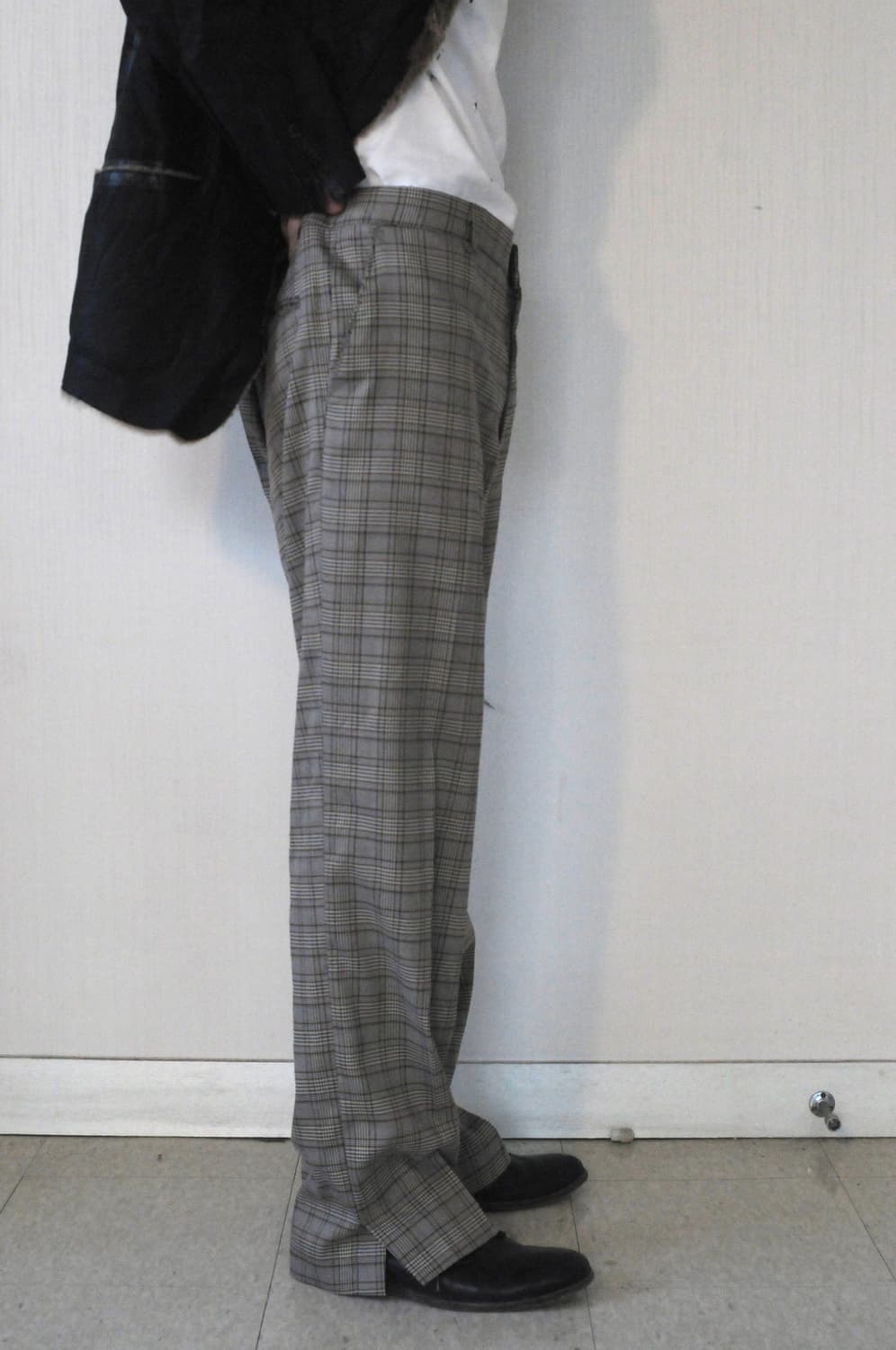 ESN 체크패턴 트라우저 슬랙스 XL 브라운 상품이미지2