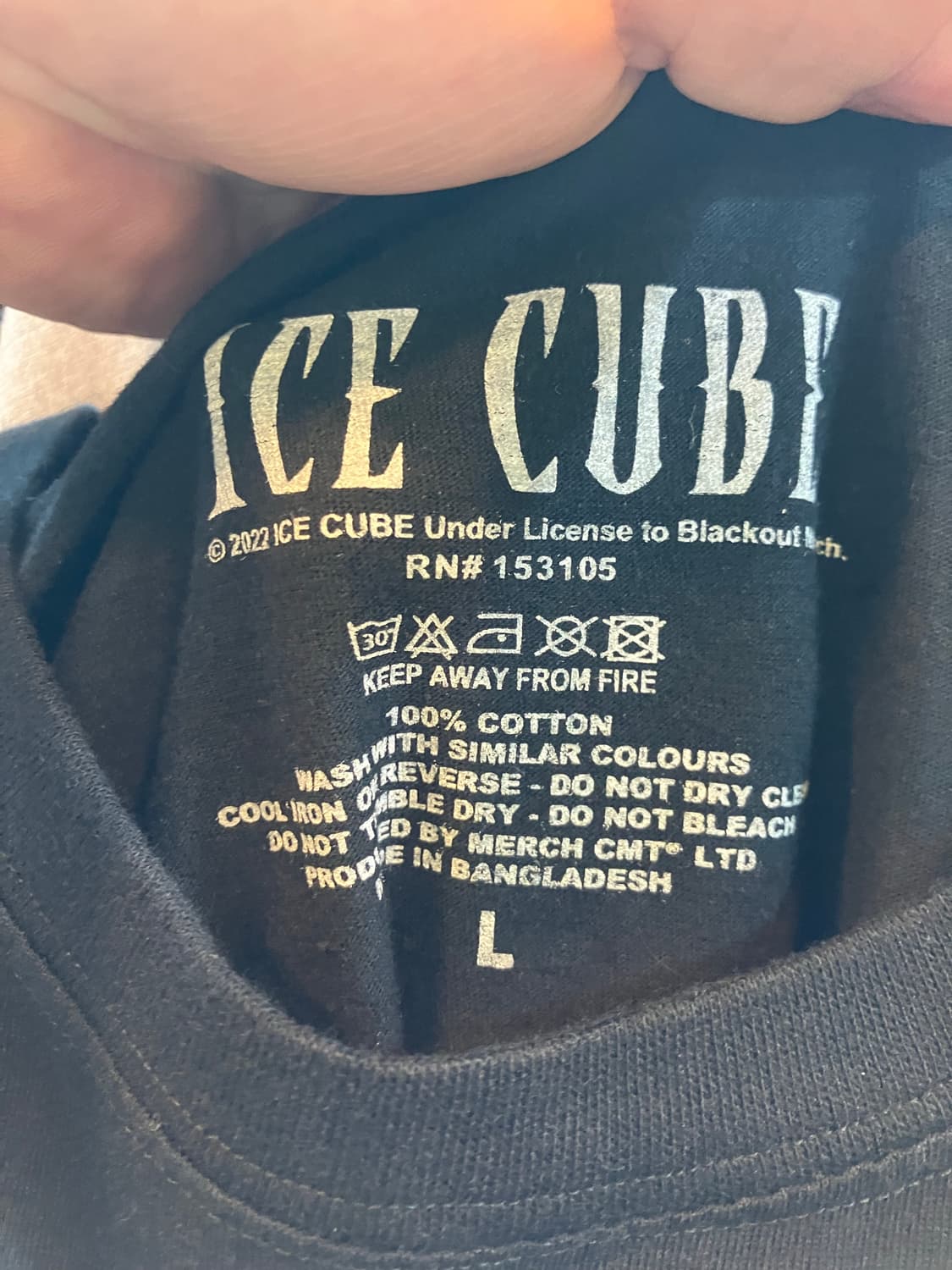 ICE CUBE 티셔츠 미국 L 상품이미지2