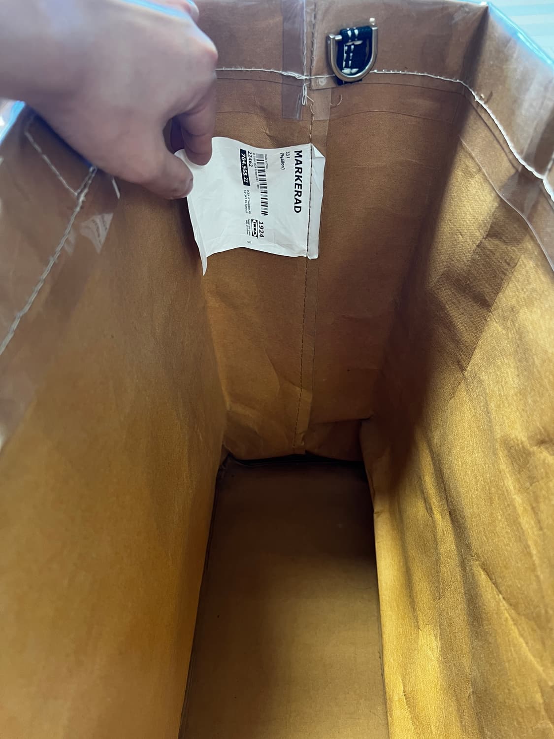 이케아 마르케라드 버질아블로 pvc 커스텀 가방 상품이미지4