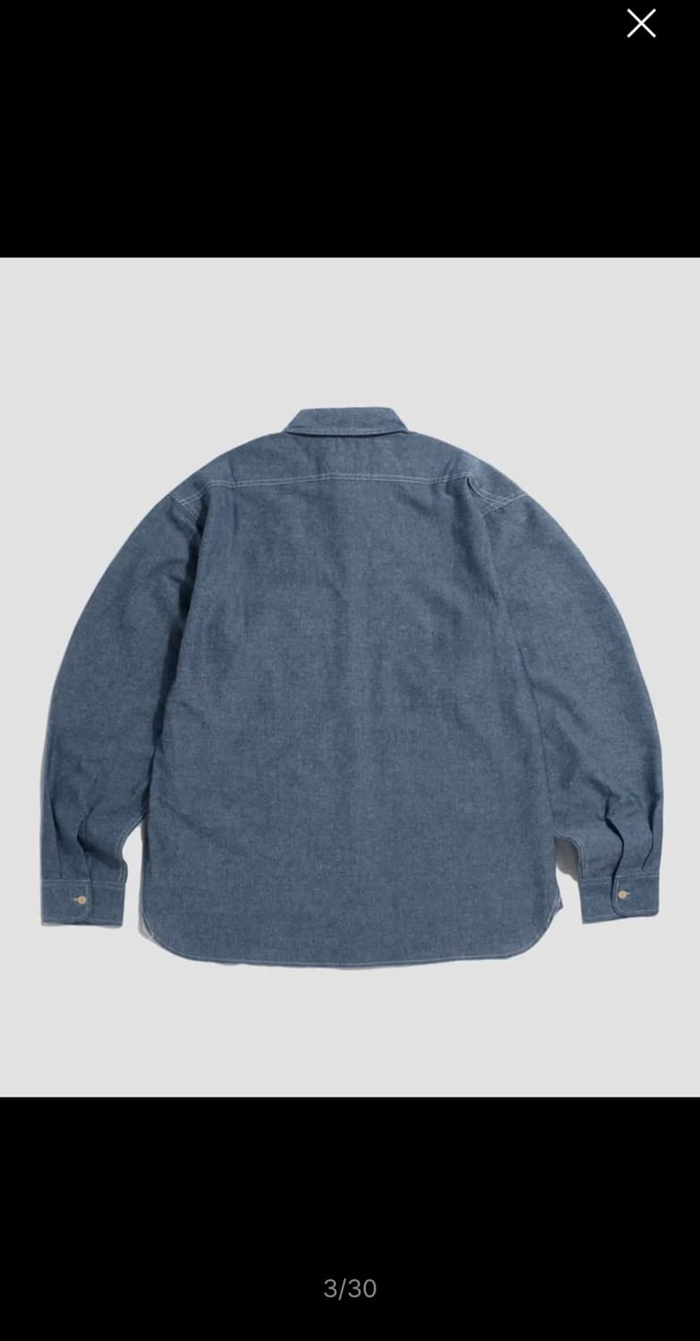 브론슨 샴브레이 셔츠 상품이미지3