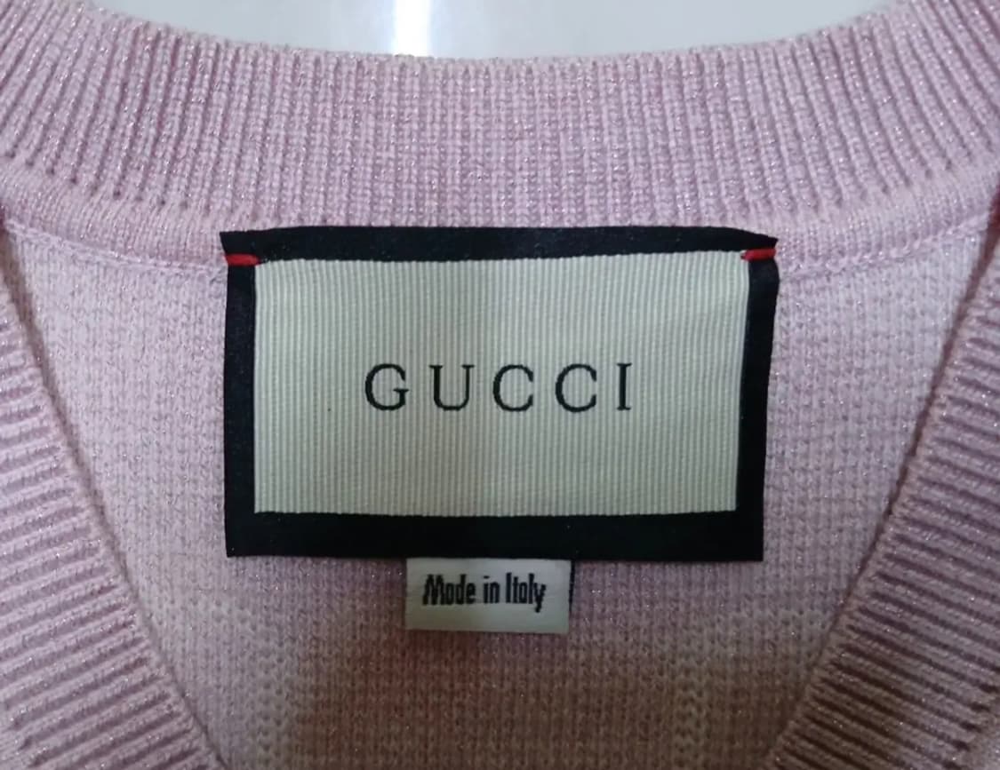 구찌 GG로고 여성 남성 긴팔 브이넥 니트 S 사이즈  상품이미지9
