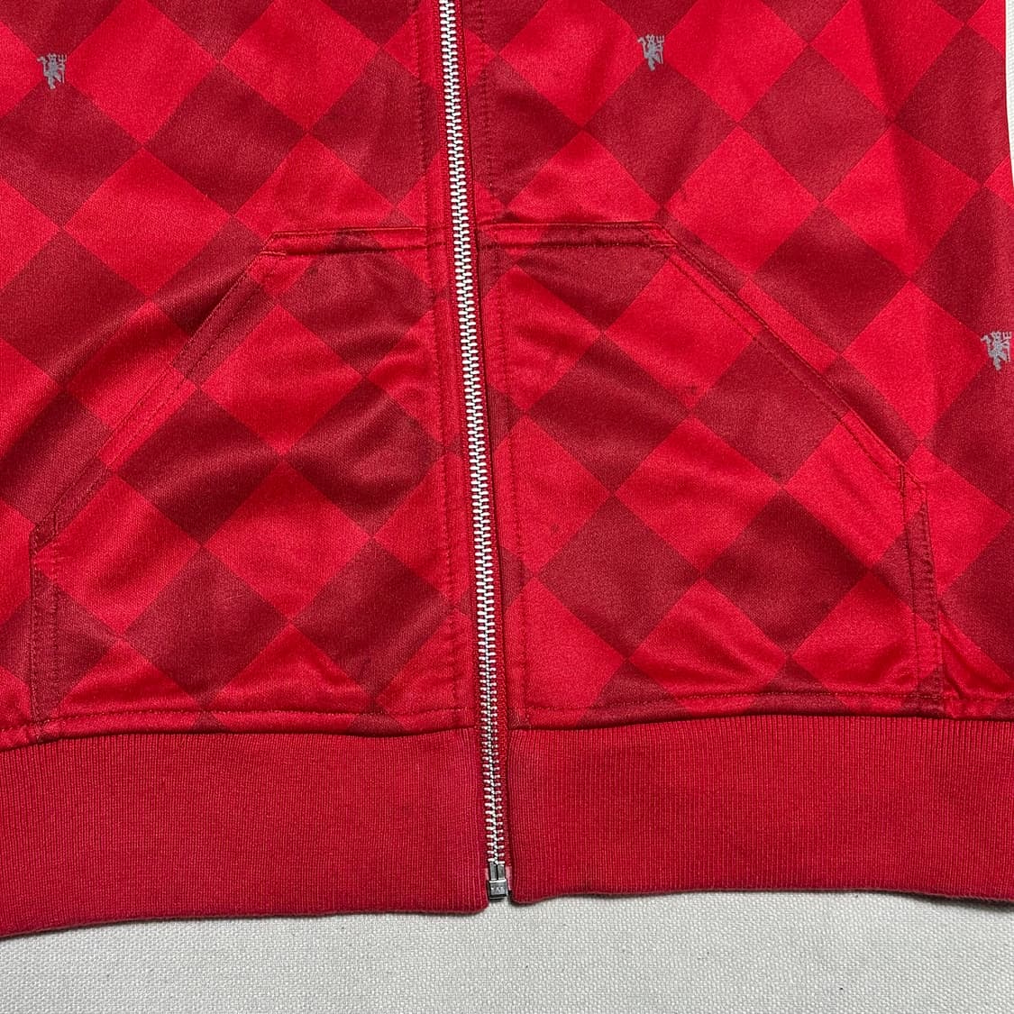 S 나이키 맨체스터 유나이티드 여성용 레드 체크 패턴 트랙탑 상품이미지7