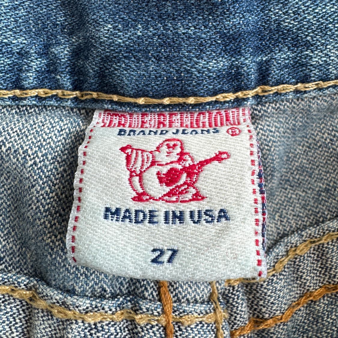 트루릴리전 Y2K 레인보우 조이 부츠컷 데님팬츠 상품이미지9