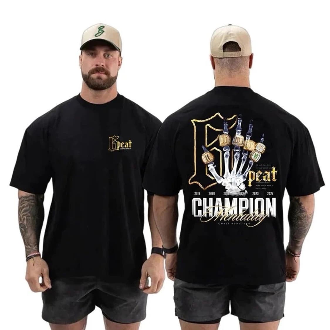 [2XL]크리스범스테드 CBUM 6PEAT 미스터올림피아 티셔츠 상품이미지2