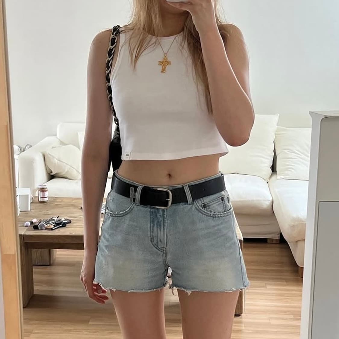 글로니 g classic sleeveless 블랙 상품이미지2