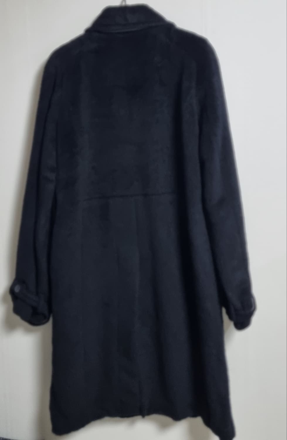 S (55) 한섬 TIME 타임 알파카100% 블랙 코트  상품이미지3