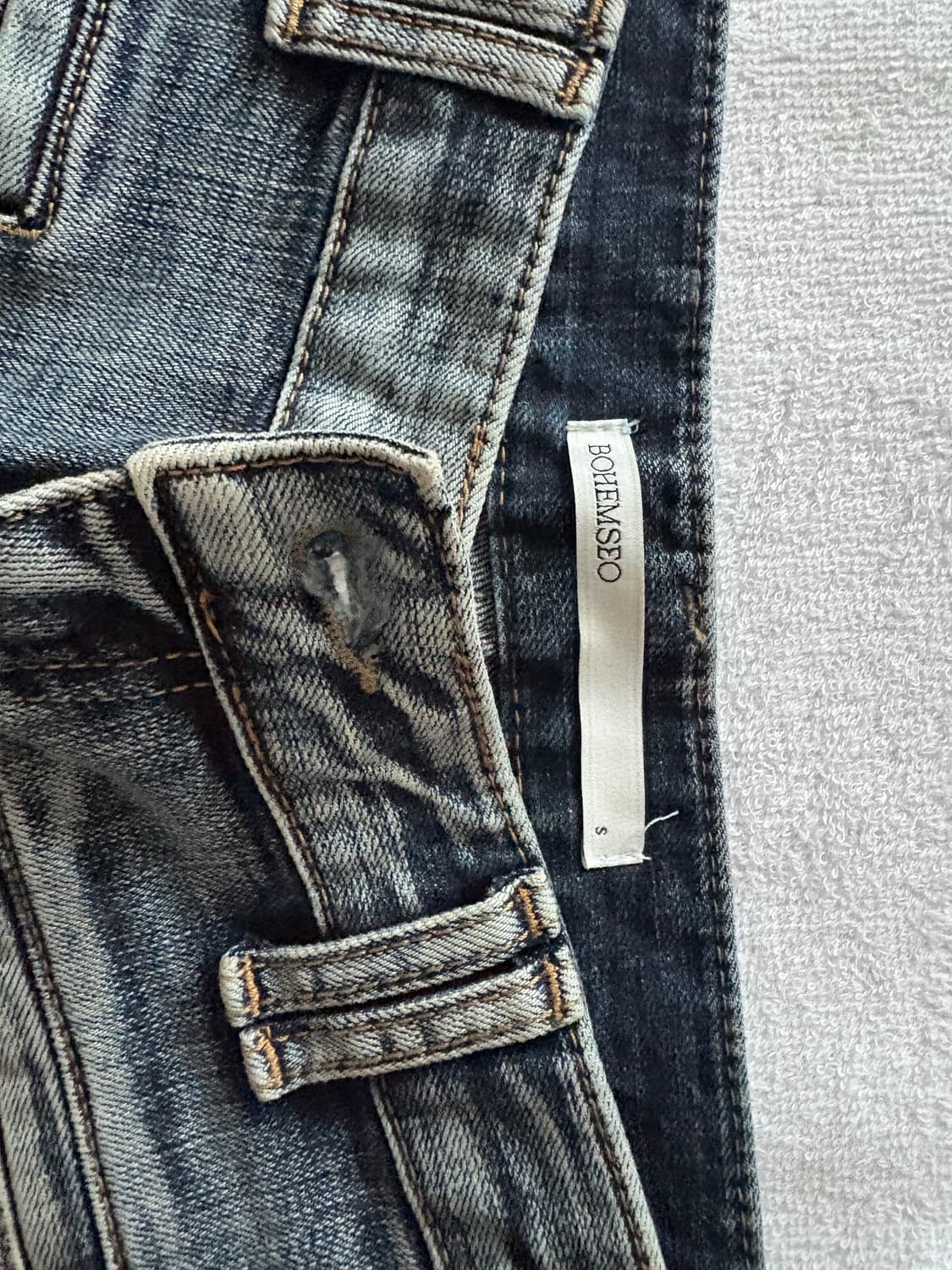 보헤미안서울 보헴서 부츠컷 청바지 상품이미지3