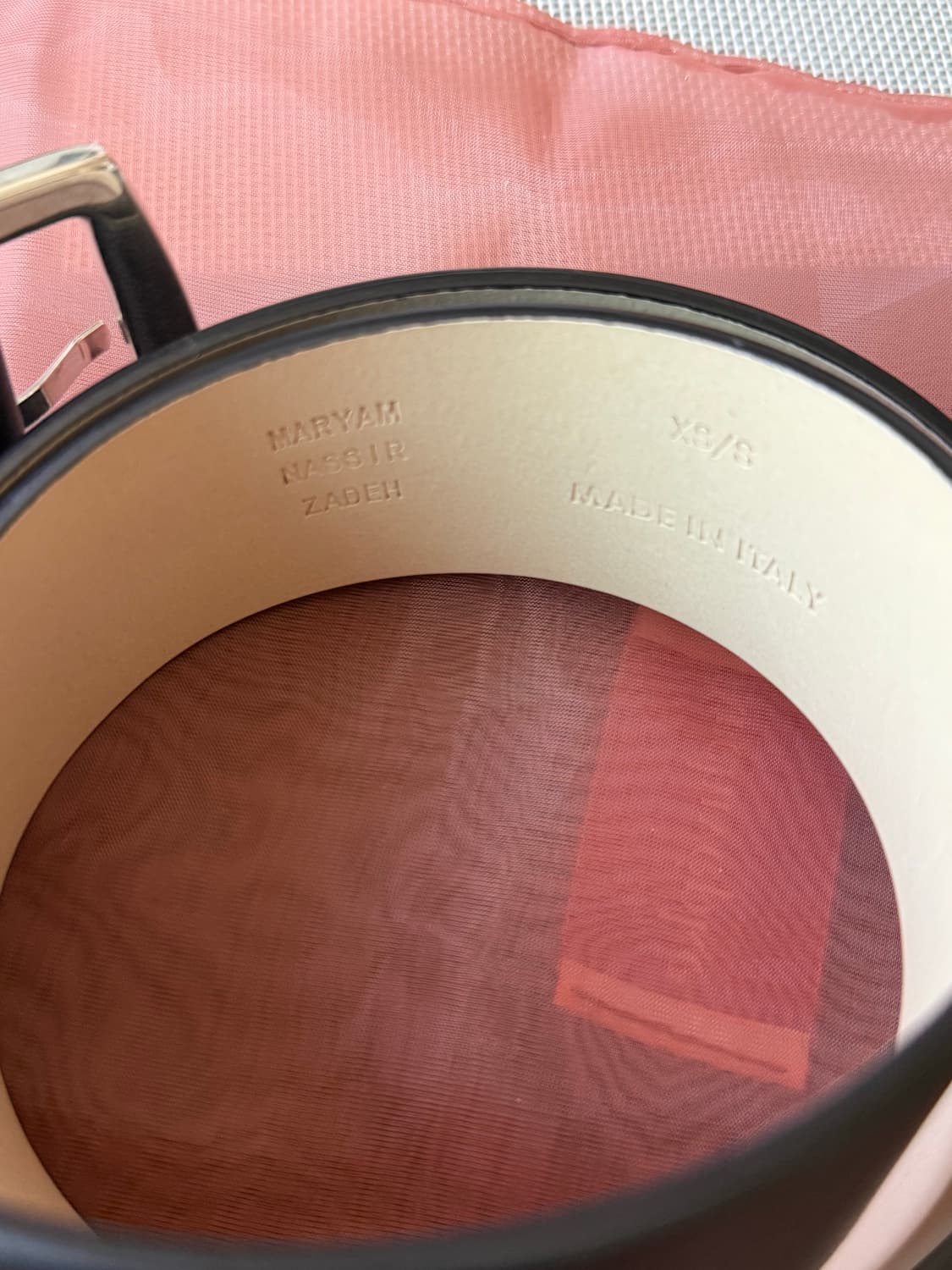 Maryam nassir zadeh 가죽 벨트 새상품 상품이미지4