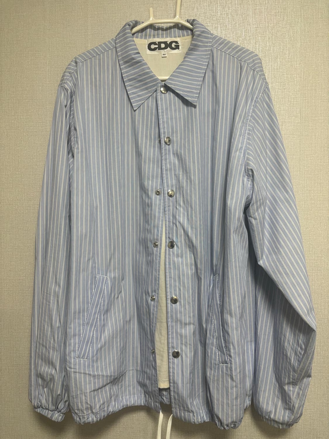 CDG 스트라이프 코치자켓 M 상품이미지2