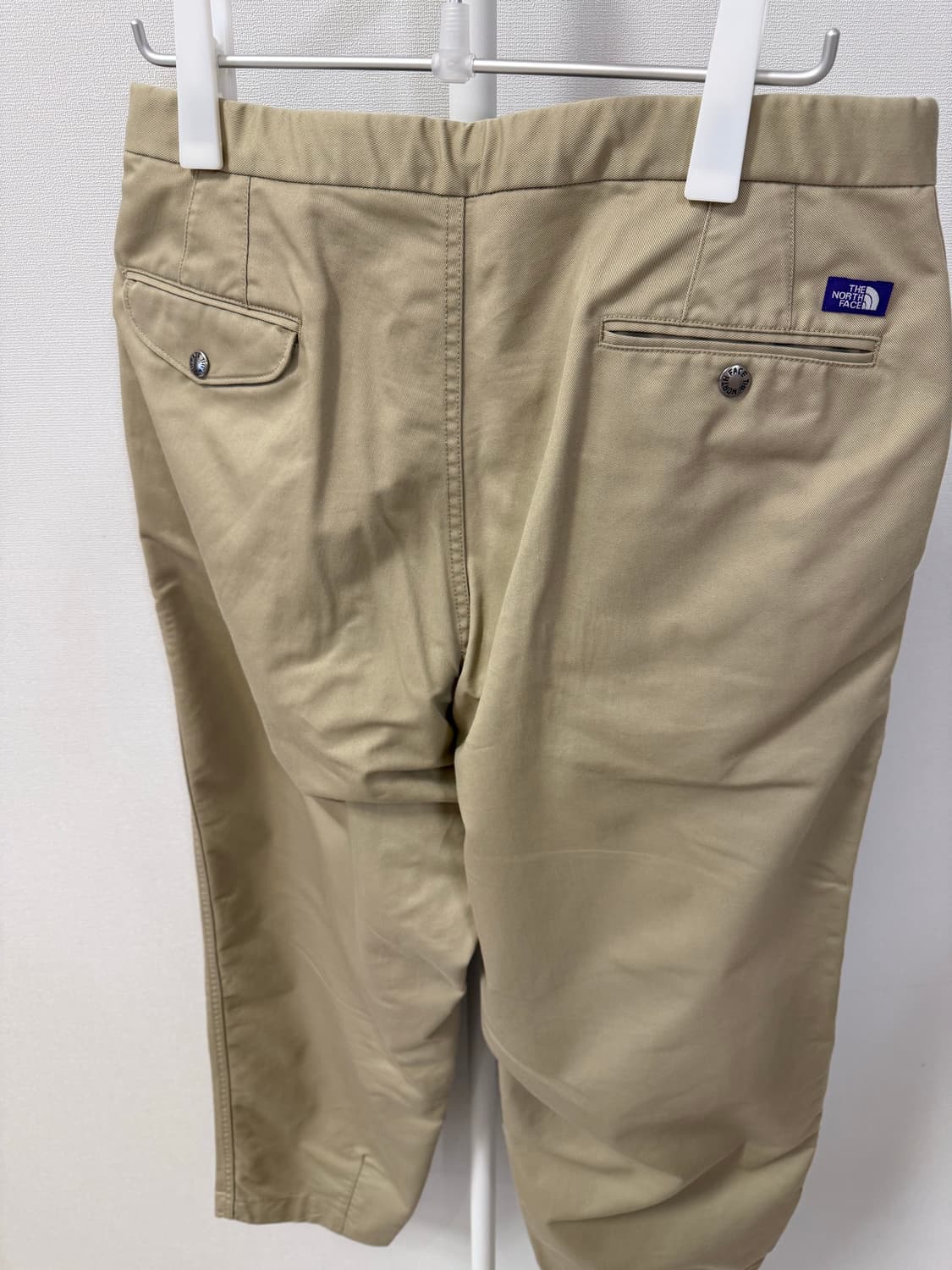 노스페이스 퍼플라벨 스트레치 트윌 와이드 테이퍼드 팬츠 베이지 34사이즈 상품이미지3