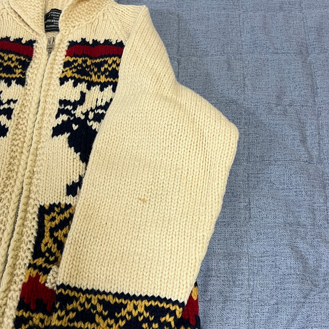 [L] 코위찬 니트 집업 상품이미지4