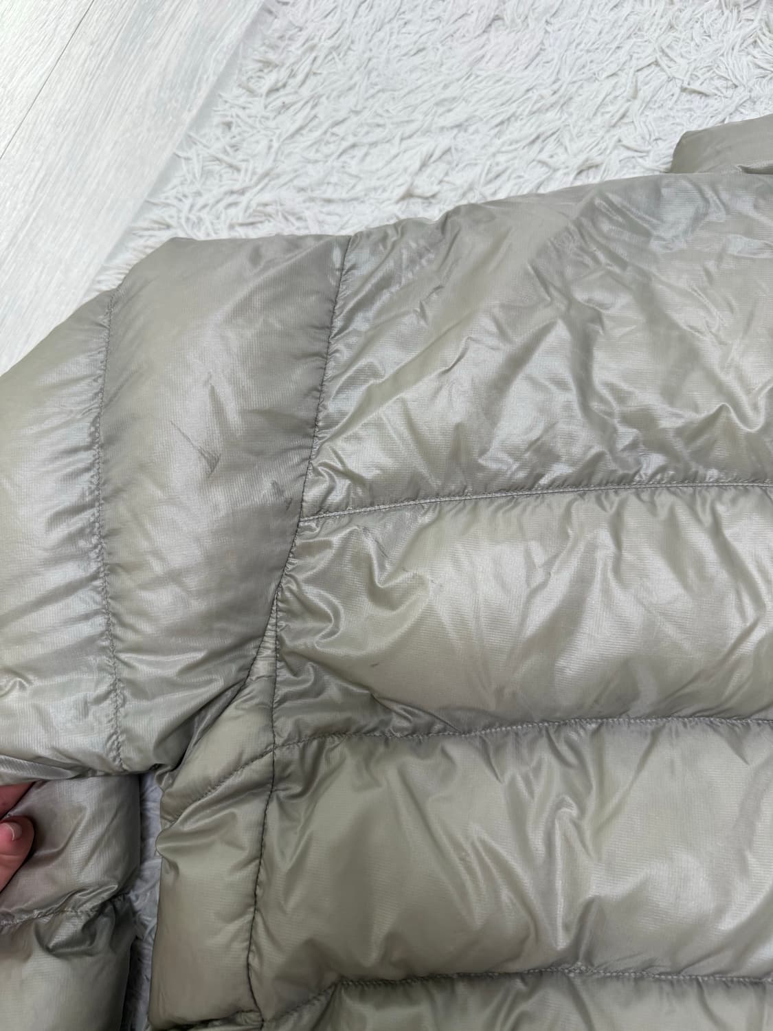 (L)노스페이스 아콘카구아 다운 패딩 글레이그레이 상품이미지4
