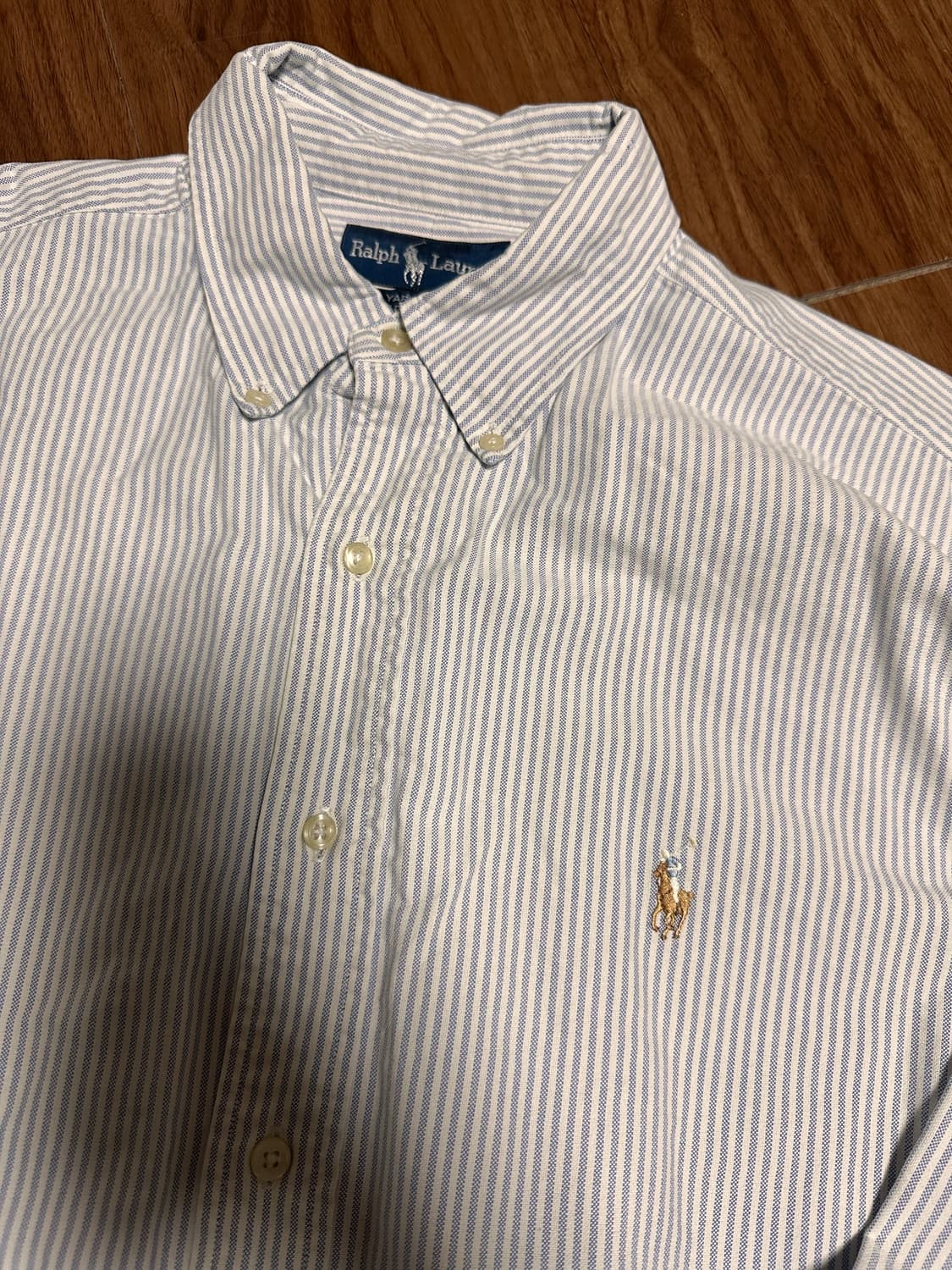 빈티지 폴로 스트라이프 옥스포드 셔츠 XL 상품이미지7