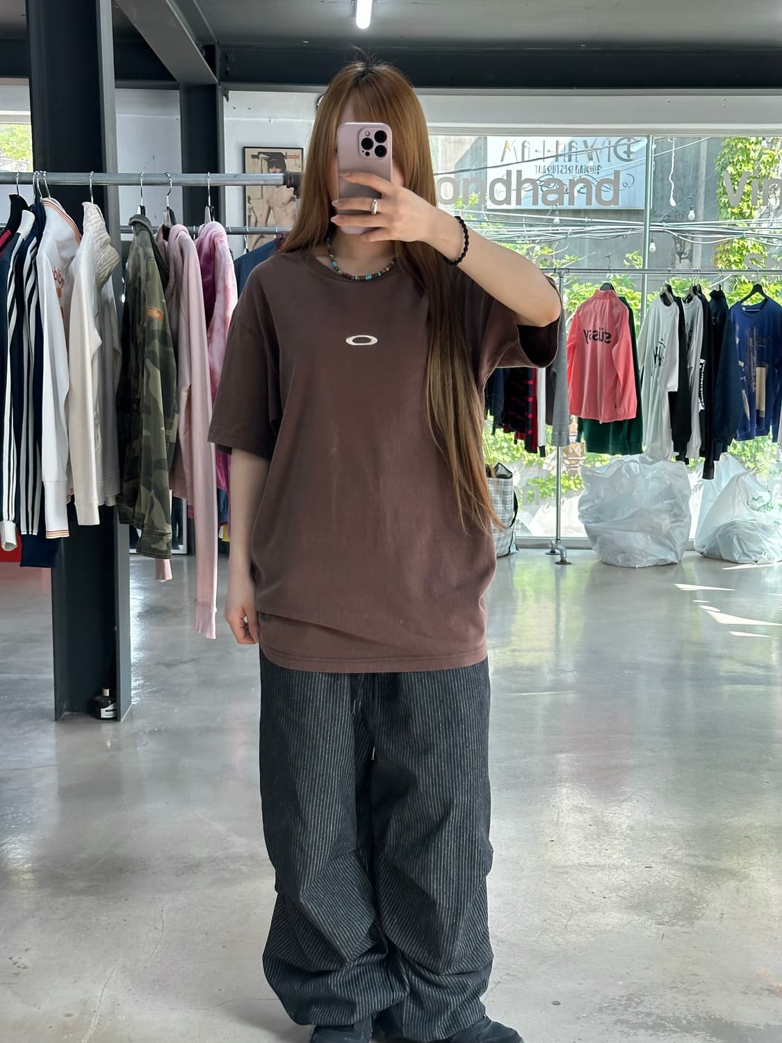 오클리 90s 아카이브 미드로고 반팔티 상품이미지3