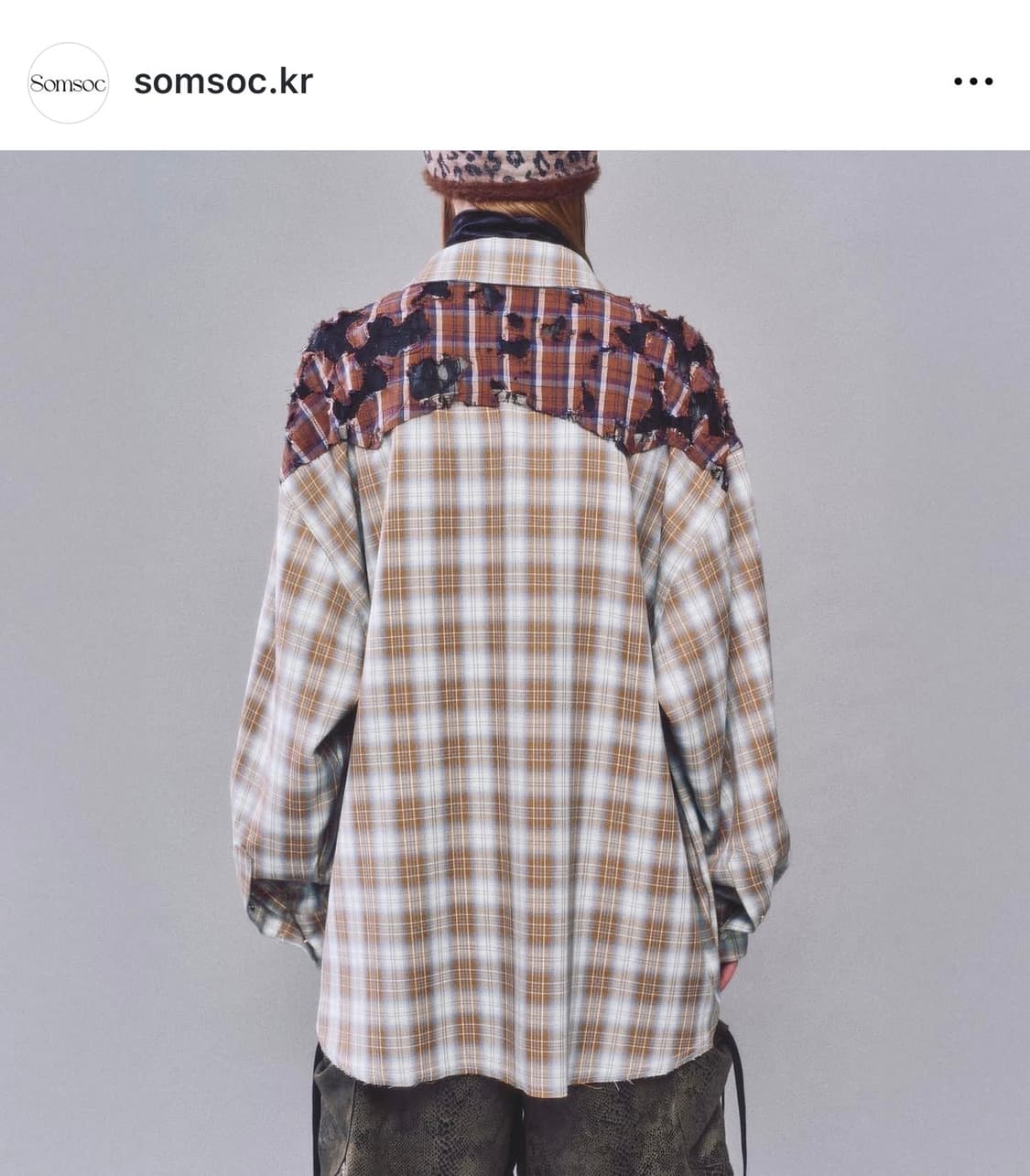 LUCY RAW - CUT WESTERN SHIRT_BEIGE 상품이미지2