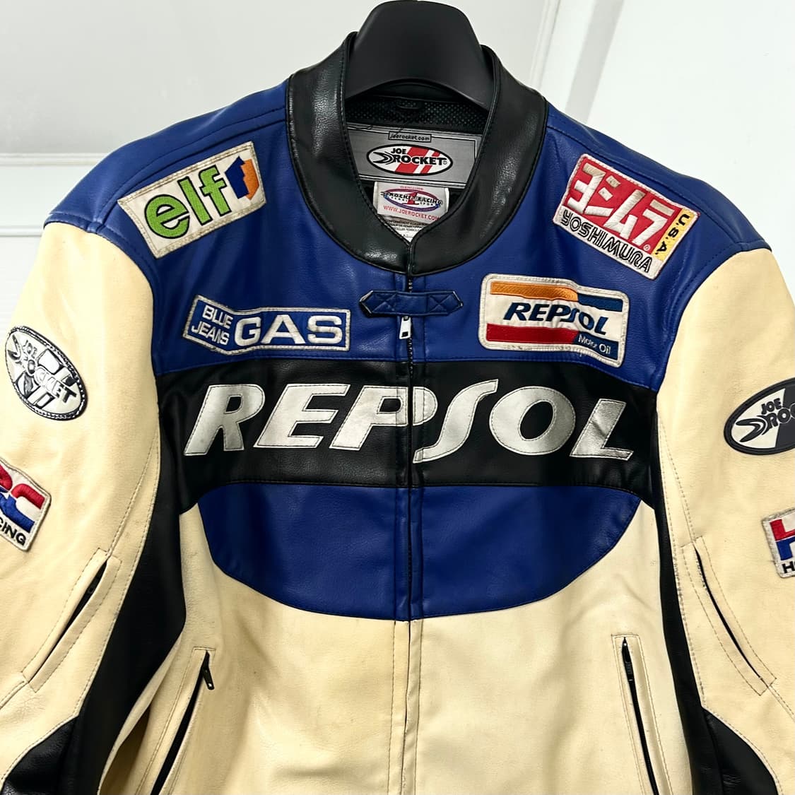 Joe Rocket Repsol 레더 레이싱 자켓 상품이미지7