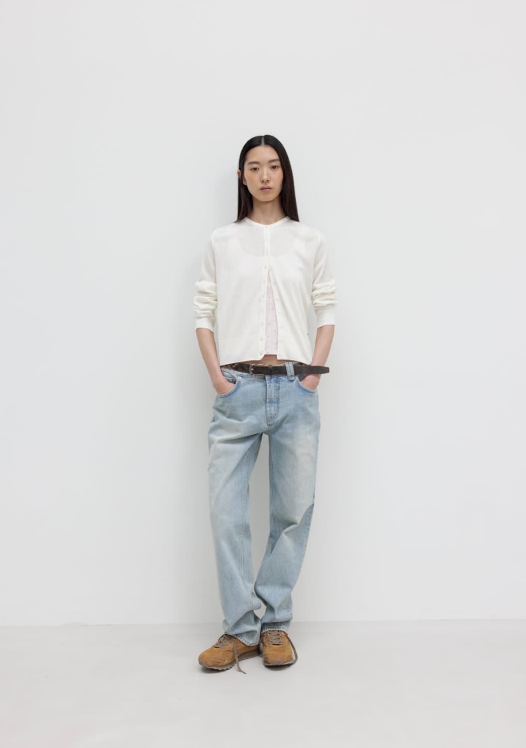 MID RISE REGULAR FIT JEANS / MID BLUE 상품이미지1
